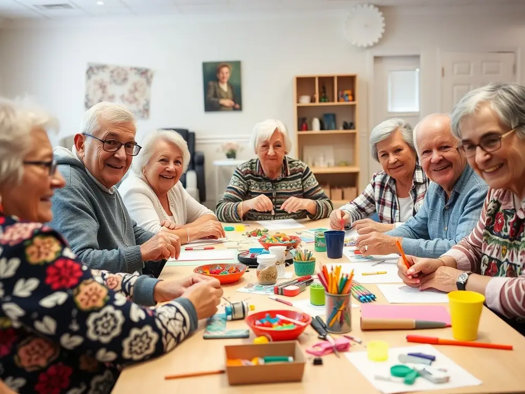 A photograph capturing a community workshop organized by COMITE DES FETES, showing participants actively engaged in a hands-on activity, such as arts and crafts or traditional cooking, guided by experienced instructors.